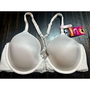 Maidenform NWT bra size 34DD front closure underwire